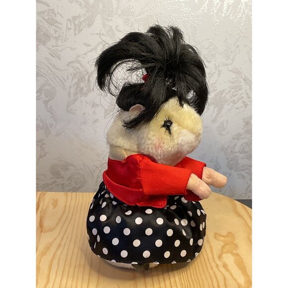 Vintage Gemmy Dancing Hamster in Polka Dot Skirt - 2002 Collectible Toy - Picture 2 of 6